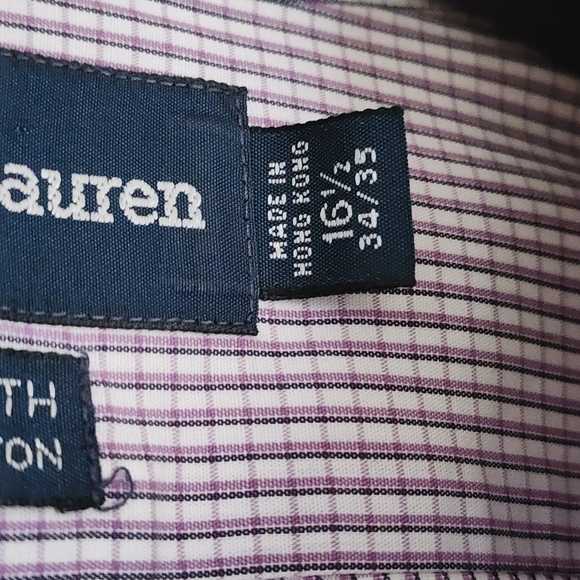 Ralph Lauren Yarmouth Long Sleeve Button-Up 100% Cotton Size in Description - Picture 11 of 11